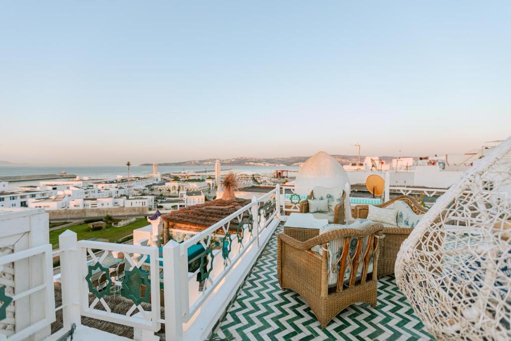 Riad Villa with Mediterranean Sea Views of Spain and Gibraltar