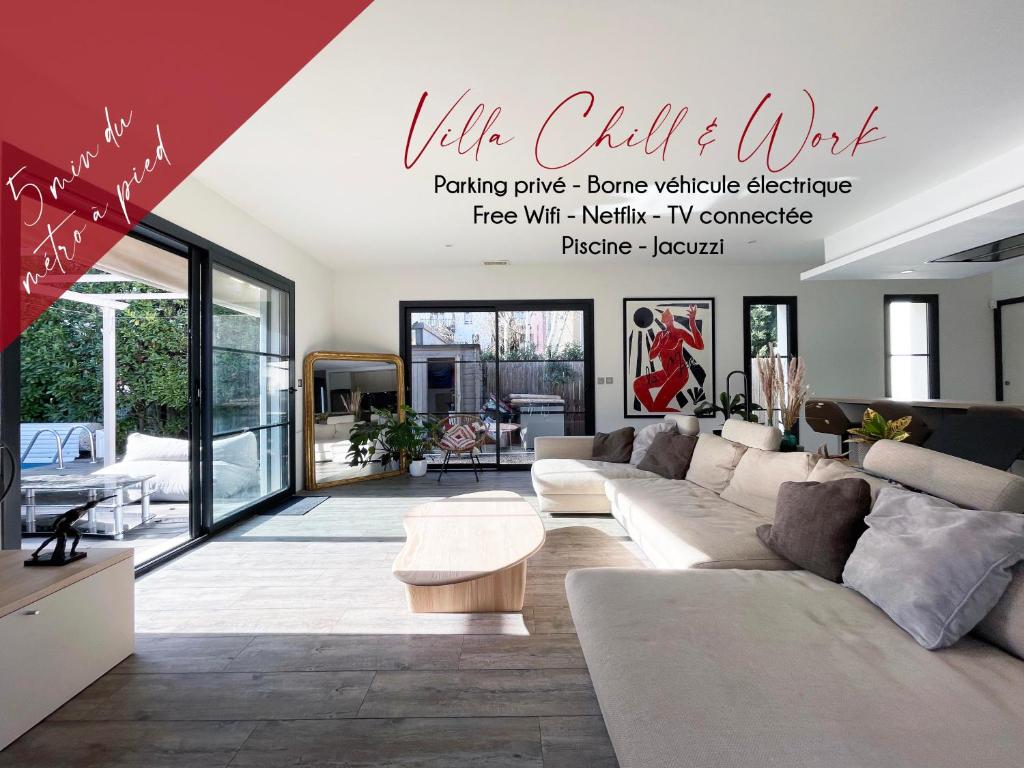 Chill & Work - Villa spa & piscine à Toulouse